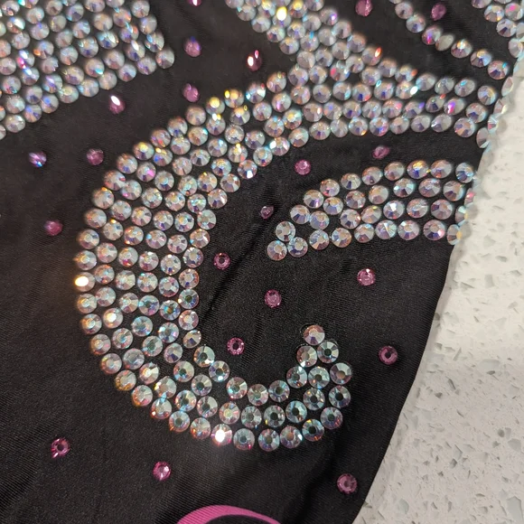 COMPETITION Ozone gymnastics Leotard Warrior Style FULLY BLINGED Double Lined CL - Picture 7 of 11